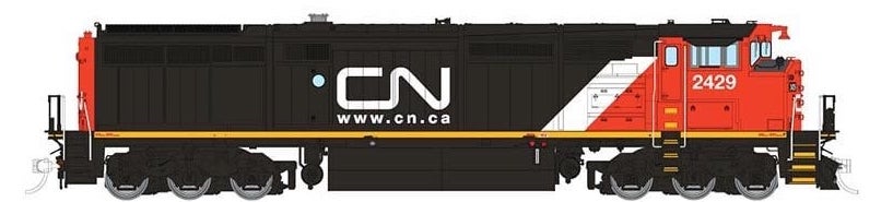 Rapido Trains 24508 HO Scale GE Dash 8-40CM Canadian National "Website" CN 2429 DCC Sound