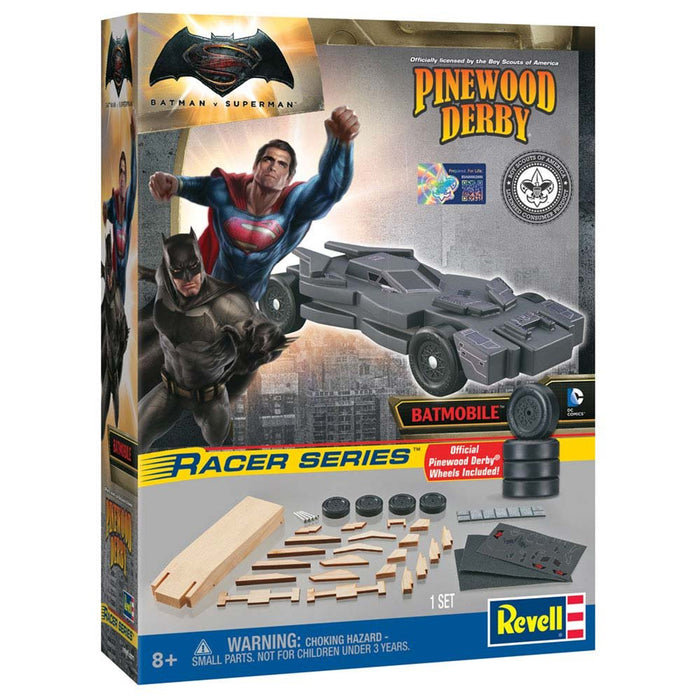 Revell 9449 Batman Dawn Justice Racer Pinewood Derby Kit with BSA Whee —  White Rose Hobbies