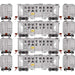 Roundhouse 2309 HO PS-2 2003 2 Bay Covered Hopper Southern Pacific SP 4 Pack