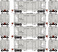 Roundhouse 2420 HO PS-2 2003 2 Bay Covered Hopper Northern Pacific NP 4 Pack