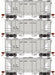 Roundhouse 2420 HO PS-2 2003 2 Bay Covered Hopper Northern Pacific NP 4 Pack