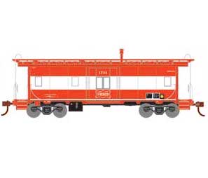 Roundhouse 90266 HO Scale Bay Window Caboose Frisco SLSF 1731 — White ...