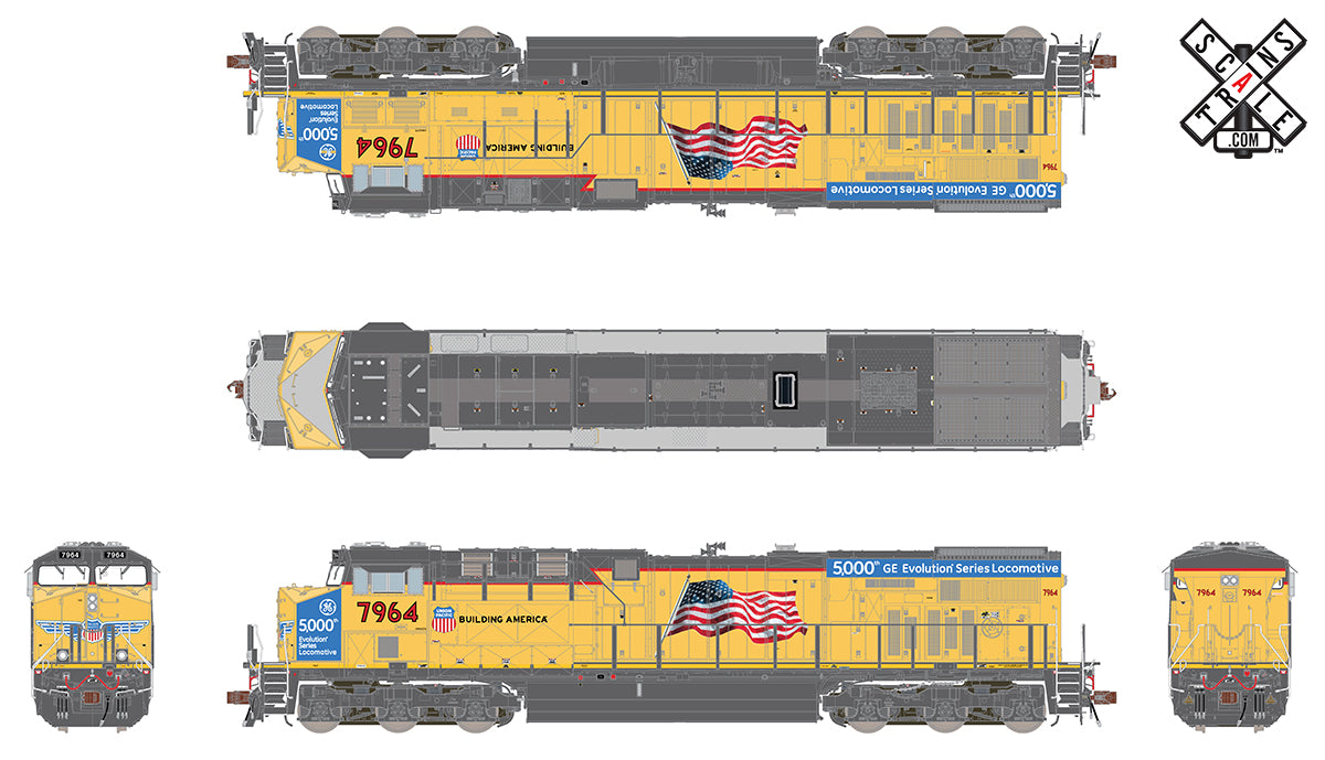 ScaleTrains 33056 Rivet HO Scale GE ES44AC DRF-44 GEVo Canadian