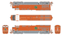 ScaleTrains 33182 HO Scale GE ET44AC Diesel EJ&E Heritage CN 3023