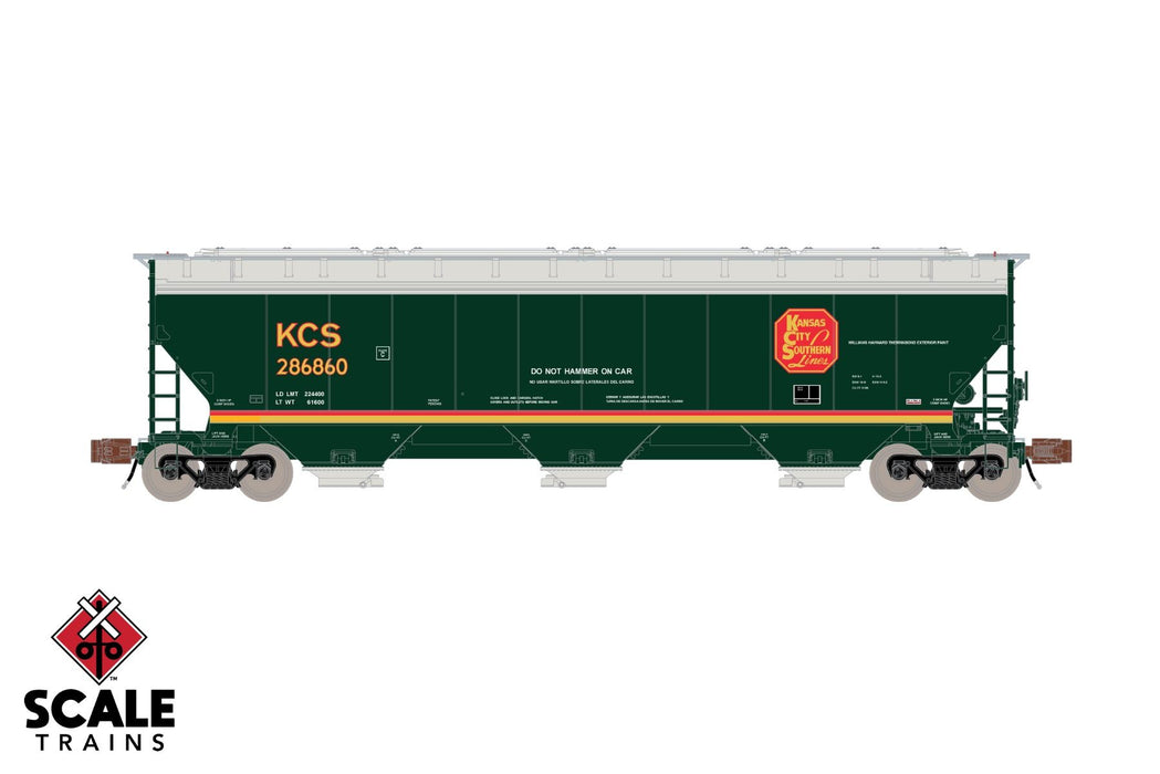 ScaleTrains 33245 Rivet N Scale Gunderson 5188 Covered Hopper "Southern Belle" KCS 287128