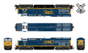 ScaleTrains Rivet 33191 HO Scale GE ET44AC Tier 4 GEVo Diesel CSX 3444 DCC LokSound