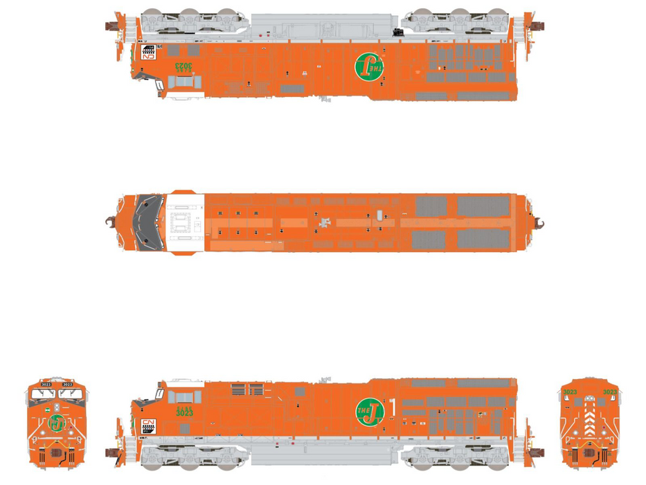 ScaleTrains Operator 10963 N Scale GE ET44C4 Tier 4 Diesel