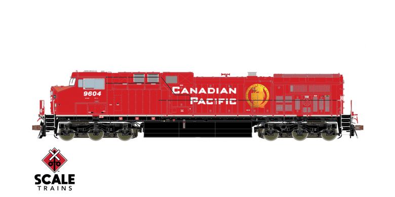 ScaleTrains Rivet 38441 HO Scale GE AC4400CW Diesel Canadian Pacific CP 9625 LokSound