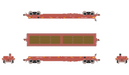 ScaleTrains Rivet 38506 HO Scale Thrall 48' Coil Steel Car BNSF "Mixed" 534140