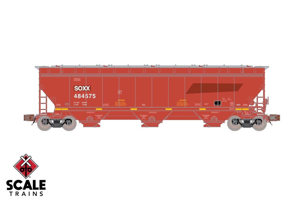 ScaleTrains Rivet N Scale Gunderson 5188 Covered Hopper "BNSF Patched" SOXX #Varies