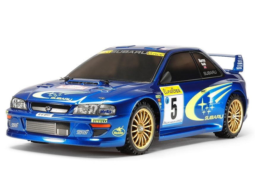 Tamiya 58631-60A 1999 Subaru Impreza Monte-Carlo Rally Car 4WD On-Road TT-02 Kit