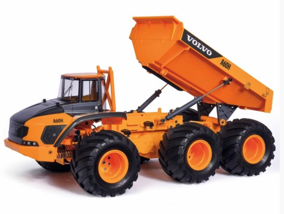 Tamiya 58676 1/24 Volvo A60H Hauler 6x6 G6-01 Kit with Pre-Painted Cab —  White Rose Hobbies