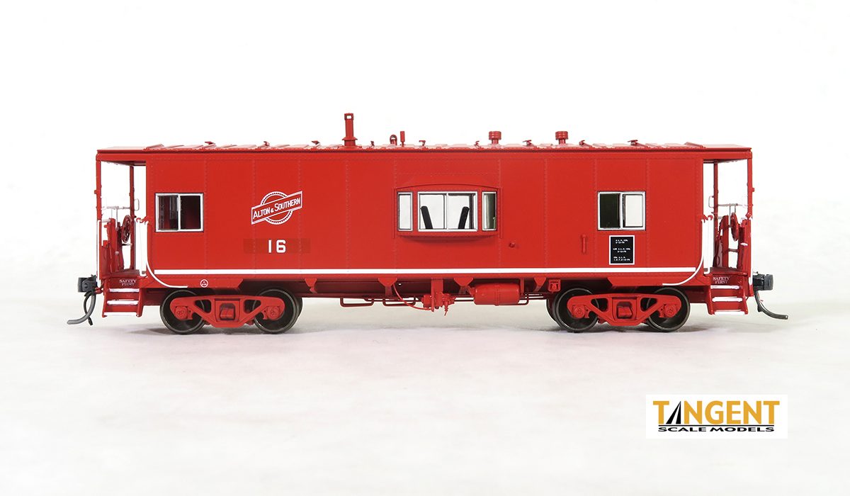 Tangent Scale Models 60115-01 NYC Despatch Shops Bay Window Caboose Alton & Southern ALS 16