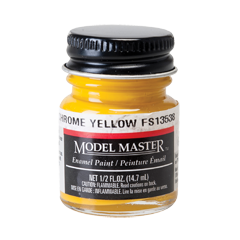 Testors 1707 Model Master Enamel Paint FS13538 1/2oz Chrome Yellow