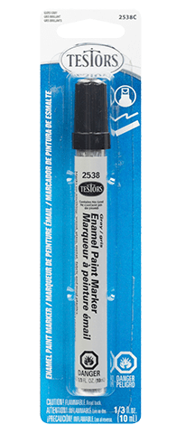 Testors - 2508C Enamel Paint Marker Gloss Light Blue