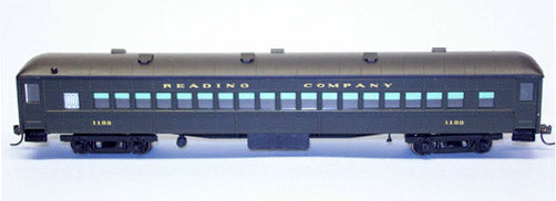 The Bethlehem Car Works 210 HO Scale Arch Roof Coach Car Kit RDG or CNJ