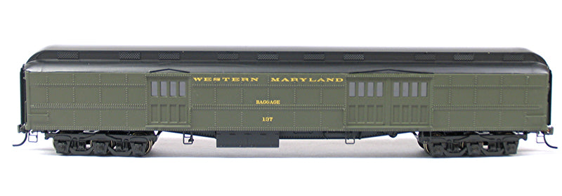 The Bethlehem Car Works 530 HO Scale Western Maryland Class BA Baggage Car Kit