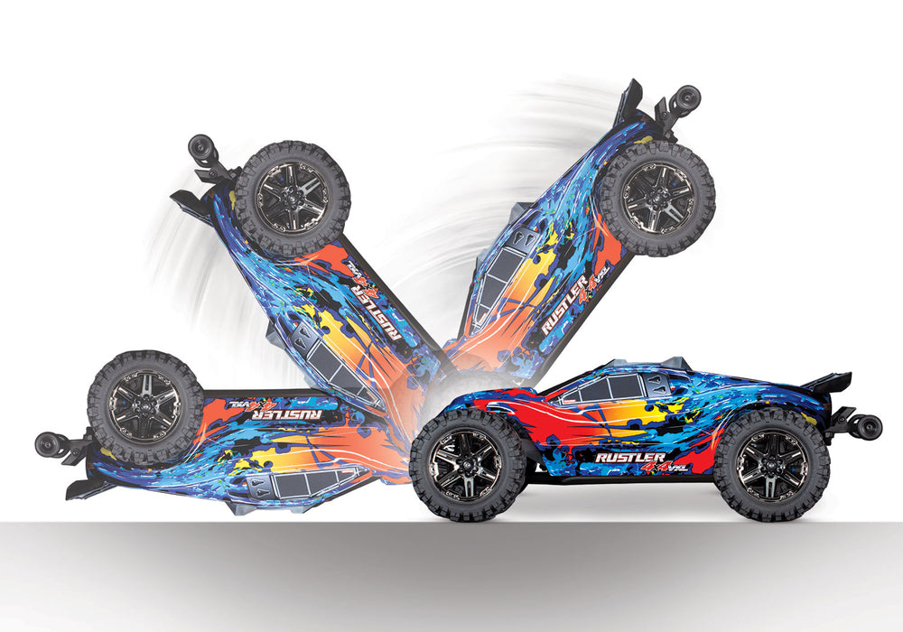 Traxxas Rustler 4x4 VXL Brushless TSM 67076-4-GRN