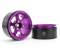 Treal Hobby (X003AFXKXR) 1.9" Purple Concave Six Spoke Beadlock Wheels Set of 4