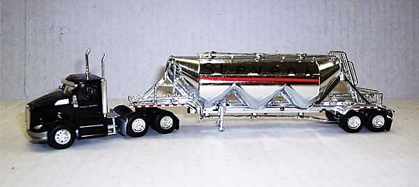 Trucks n Stuff SPEC037 Steven's Transport Kenworth T680 with Chrome Pneumatic Bulk Trailer