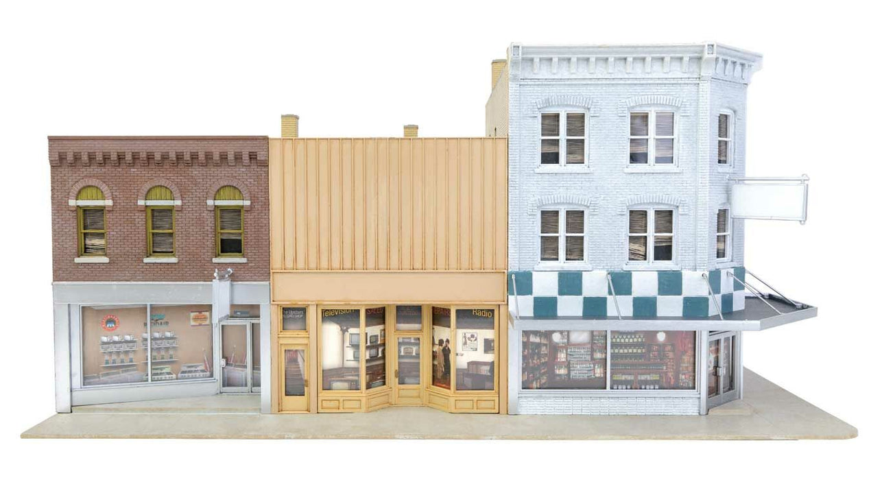 Walthers Cornerstone 933-4044 HO Scale Merchants Row VII Kit