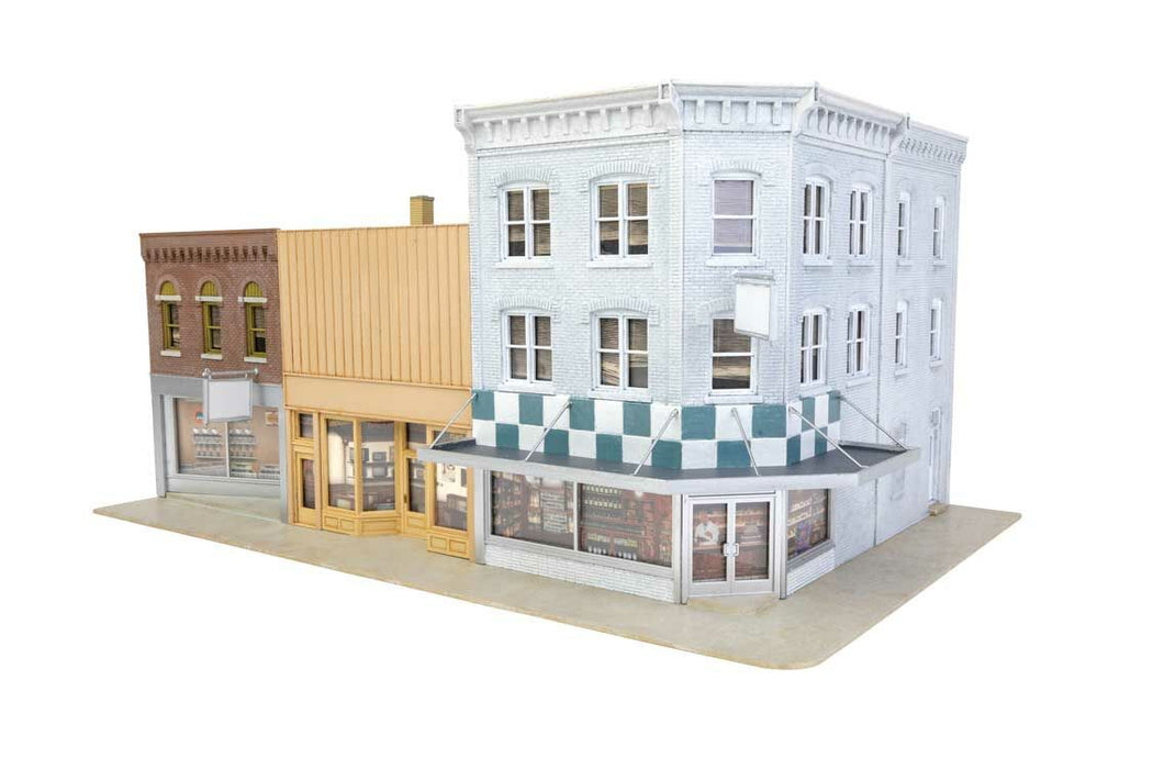 Walthers Cornerstone 933-4044 HO Scale Merchants Row VII Kit