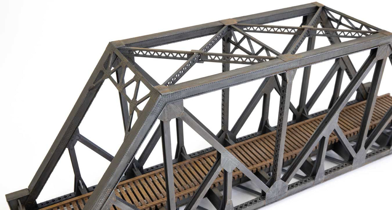 Walthers Cornerstone 933-4511 HO Scale 97' Subdivided Single Track Warren Truss Bridge Kit