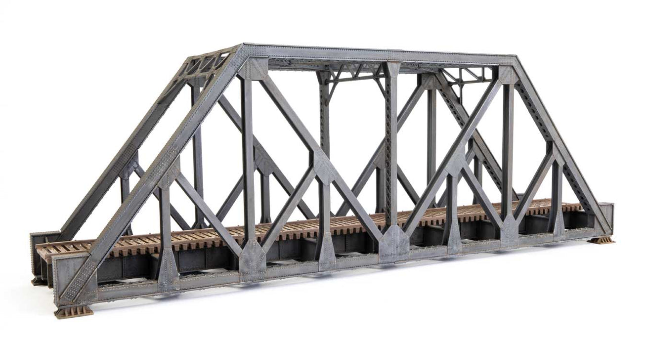 Walthers Cornerstone 933-4511 HO Scale 97' Subdivided Single Track Warren Truss Bridge Kit