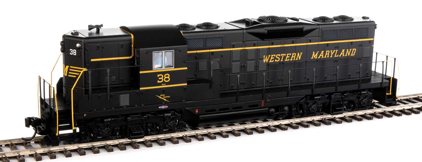 Walthers Mainline 910-10490 HO Scale EMD GP9 High Hood Western Maryland WM 38