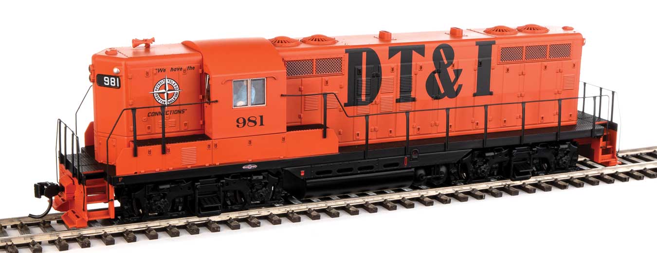 Walthers Mainline 910-20484 HO Scale EMD GP9 Phase II High Hood DT&I 981 DCC & Sound