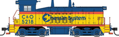 Walthers Mainline 910-20664 HO Scale EMD SW7 Phase I Chessie System C&O 5218 DCC Sound