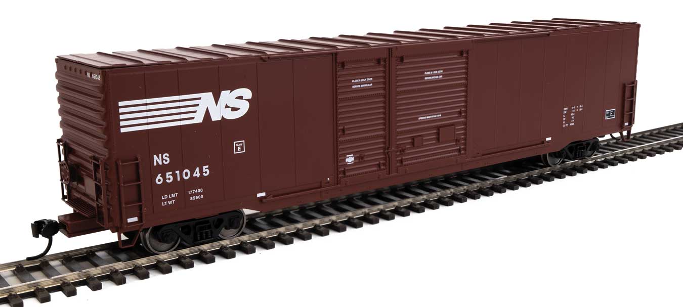 Walthers Mainline 910-3236 HO Scale 60' PS Auto Parts Boxcar Norfolk Southern NS 651045