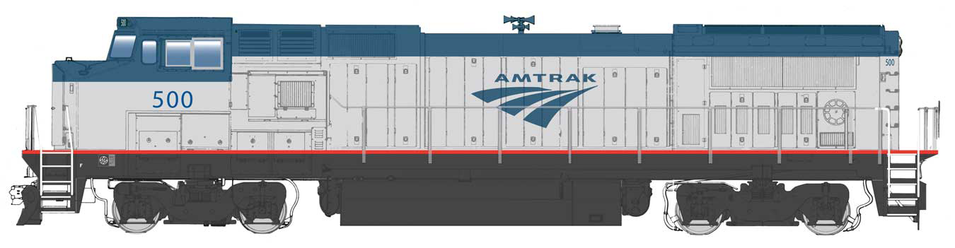 Walthers Mainline 910-9559 HO Scale GE Dash 8 P32-8BWH Diesel Amtrak  Phase V 500