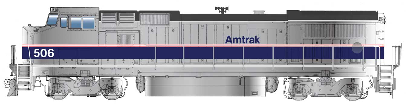 Walthers Mainline 910-9563 HO Scale GE Dash 8 P32-8BWH Diesel Amtrak  Phase IV 511