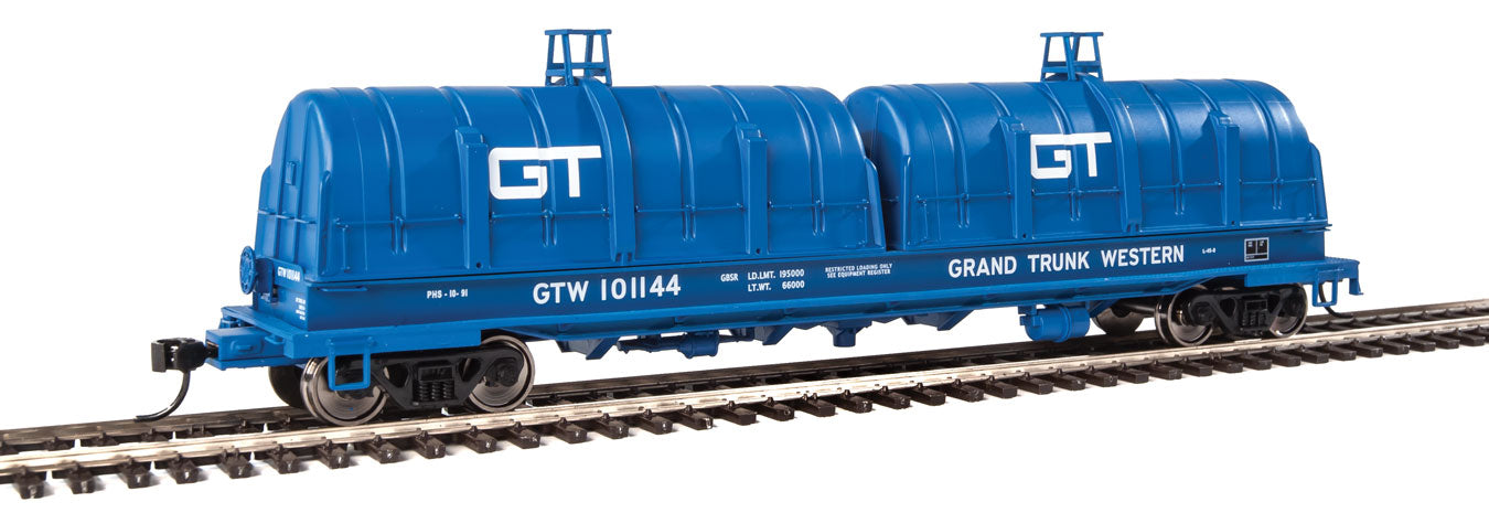 Walthers Proto 920-105225 HO Scale 50' Cushion Coil Car Grand Trunk Western GTW 101144