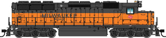 Walthers Proto 920-41152 HO Scale EMD SD45 Diesel Milwaukee Road MILW 9 DCC LokSound