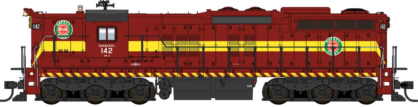 Walthers Proto 920-48705 HO Scale EMD SD9 DM&IR 147 "Large Circle Logo"