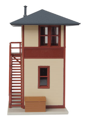 Walthers Trainline 931-810 HO Scale Trackside Signal Tower Assembled Building