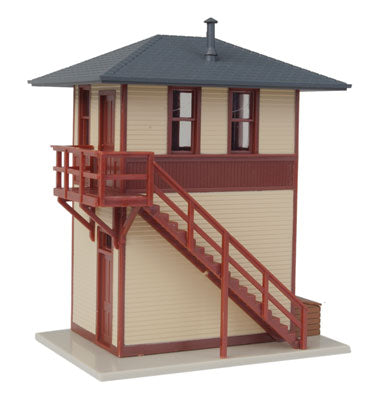 Walthers Trainline 931-810 HO Scale Trackside Signal Tower Assembled Building