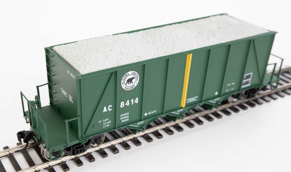 Walthers Proto 920-106014 HO Scale 40' Ortner 100 Ton Aggregate Hopper Algoma Central AC 8414