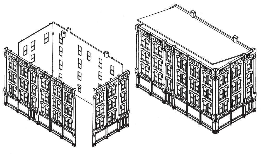 Woodland Scenics DPM 51600 N Scale Wilhelmi's Mercantile [Building Structure Kit]